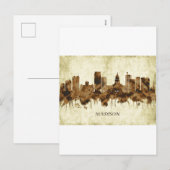 Cartes Pour Fêtes Annuelles Ville de Madison Wisconsin (Devant / Derrière)