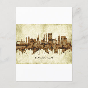 Cartes Pour Fêtes Annuelles Ville écossaise d'Édimbourg