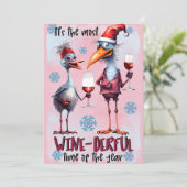 Cartes Pour Fêtes Annuelles Vin Derful (Debout devant)