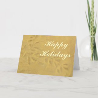 Cartes Pour Fêtes Annuelles Vin d'or Faux Finition