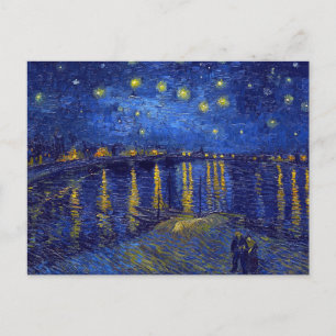 Cartes Pour Fêtes Annuelles Vincent Van Gogh, La Nuit étoilée peinture