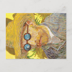 Cartes Pour Fêtes Annuelles Vincent Van Gogh With Sunglasses