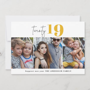 Cartes Pour Fêtes Annuelles VINGT nouvelles années de photo multi graphique