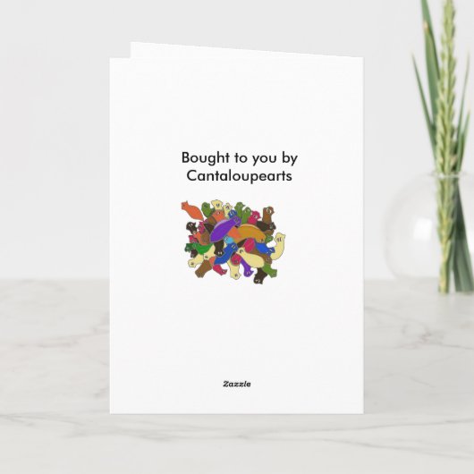 Cartes Pour Fêtes Annuelles Vins planaires de la Croix folle (Dos)