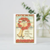 Cartes Pour Fêtes Annuelles Vintage 1911 (Debout devant)