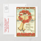 Cartes Pour Fêtes Annuelles Vintage 1911 (Devant / Derrière)