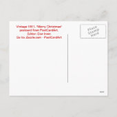 Cartes Pour Fêtes Annuelles Vintage 1911 (Dos)