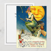 Cartes Pour Fêtes Annuelles Vintage 1911 (Devant / Derrière)