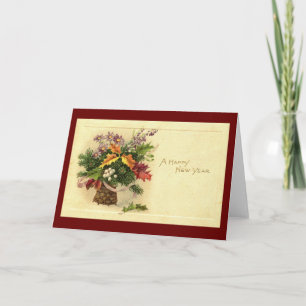 Cartes Pour Fêtes Annuelles Vintage 1924