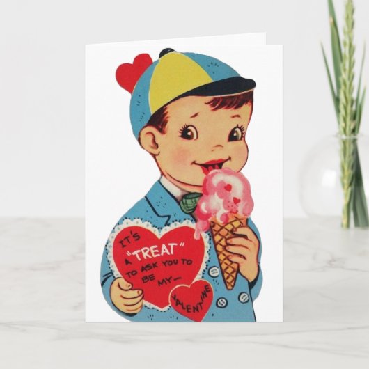 Cartes Pour Fêtes Annuelles Vintage Be Mine Valentine (Devant)