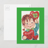 Cartes Pour Fêtes Annuelles Vintage Blarney Stone Valentine (Devant / Derrière)