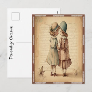 Cartes Pour Fêtes Annuelles Vintage Célébration de l'Amitié Cette Saison Migno