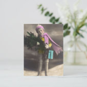 Cartes Pour Fêtes Annuelles Vintage Christmas (Debout devant)