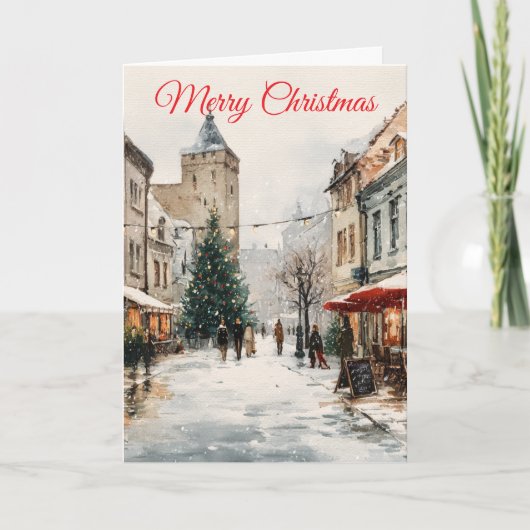 Cartes Pour Fêtes Annuelles Vintage Christmas (Devant)