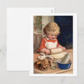 Cartes Pour Fêtes Annuelles Vintage Christmas (Devant / Derrière)