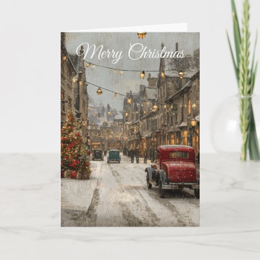 Cartes Pour Fêtes Annuelles Vintage Christmas (Devant)