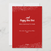 Cartes Pour Fêtes Annuelles Vintage Christmas (Dos)