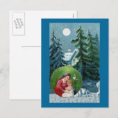 Cartes Pour Fêtes Annuelles Vintage Christmas (Devant / Derrière)