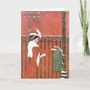 Cartes Pour Fêtes Annuelles Vintage Christmas Card