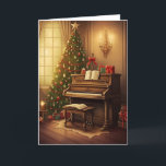 Cartes Pour Fêtes Annuelles Vintage Christmas Music Grand Piano Peinture<br><div class="desc">Découvrez l'élégance intemporelle de notre "Vintage Christmas Music Grand Piano Painting Holiday Card". Cette carte exquise présente une belle peinture d'un piano à queue classique orné de musique vintage de Noël, capturant l'esprit enchanteur de la saison. Célébrez les vacances avec une touche d'art vintage et envoyez des voeux chaleureux à...</div>