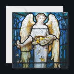 Cartes Pour Fêtes Annuelles Vintage Christmas, Peace Angel de William Morris<br><div class="desc">Une magnifique carte de Noël vintage. Peace Angel de William Morris. Éloignez-vous de la foule avec ce design unique. Personnalisez-le avec votre propre message et nom(s).</div>