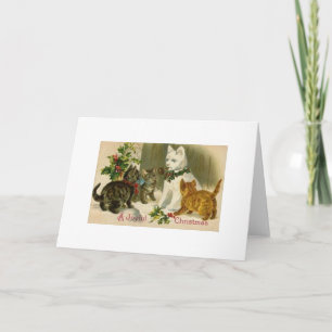 Cartes Pour Fêtes Annuelles Vintage Christmas Snow