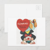 Cartes Pour Fêtes Annuelles Vintage Circus (Devant / Derrière)