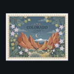 Cartes Pour Fêtes Annuelles Vintage Colorado State Travel<br><div class="desc">For many travelers, finding a Colorado keepsake that captures the majestic, quiet beauty of the Rockies without relying on loud, neon ski-resort graphics is a frustrating search. Most mountain-themed decor feels mass-produced or overly rustic, lacking the artistic polish needed for a modern, sophisticated interior. This design solves that problem by...</div>