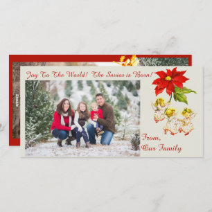 Cartes Pour Fêtes Annuelles Vintage Danser Bébé Angels Photocard