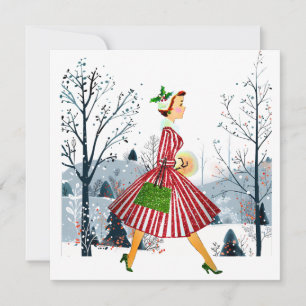 Cartes Pour Fêtes Annuelles vintage de Noël 1950
