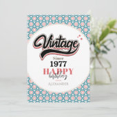 Cartes Pour Fêtes Annuelles Vintage depuis - 1977 (Debout devant)
