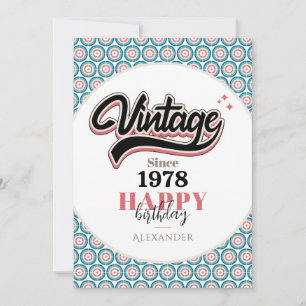 Cartes Pour Fêtes Annuelles Vintage depuis - 1978