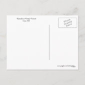 Cartes Pour Fêtes Annuelles Vintage Easter Greetings 1909 (Dos)