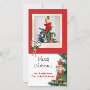 Cartes Pour Fêtes Annuelles Vintage Elf