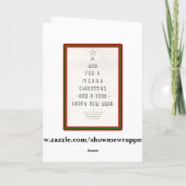 Cartes Pour Fêtes Annuelles Vintage fille (Dos)