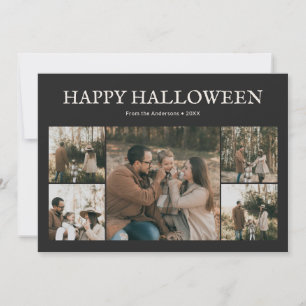Cartes Pour Fêtes Annuelles Vintage Halloween 6 Photo Noir