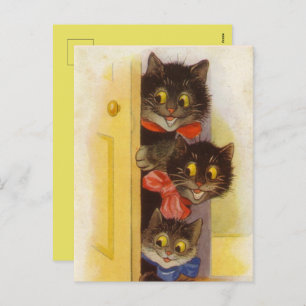 Cartes Pour Fêtes Annuelles Vintage Il Suffit D'Archiver Sur Vous Chats