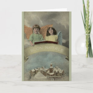 Cartes Pour Fêtes Annuelles Vintage Italian