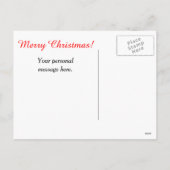 Cartes Pour Fêtes Annuelles Vintage Joie Ange Noël (Dos)