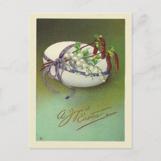 Cartes Pour Fêtes Annuelles Vintage Joyous Easter (Devant)