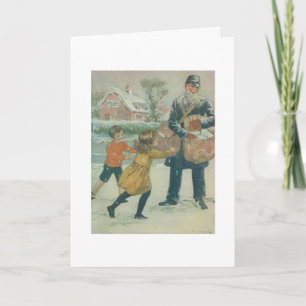 Cartes Pour Fêtes Annuelles Vintage - Livraison spéciale Noël,
