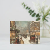 Cartes Pour Fêtes Annuelles Vintage London Winter Classic (Debout devant)