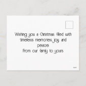 Cartes Pour Fêtes Annuelles Vintage London Winter Classic (Dos)