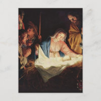 Vintage Madonna Et Enfant Noël Religieux