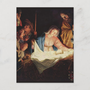 Cartes Pour Fêtes Annuelles Vintage Madonna Et Enfant Noël Religieux