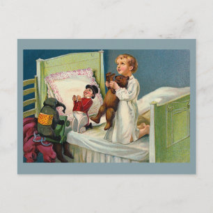 Cartes Pour Fêtes Annuelles vintage "Matin de Noël"