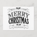 Cartes Pour Fêtes Annuelles vintage Merry Christmas<br><div class="desc">vintage Merry Christmas</div>