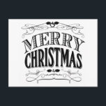 Cartes Pour Fêtes Annuelles vintage moderne Joyeux Noël<br><div class="desc">vintage moderne Joyeux Noël</div>