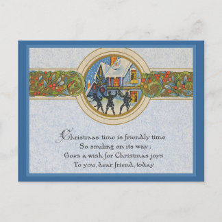 Cartes Pour Fêtes Annuelles Vintage Noël