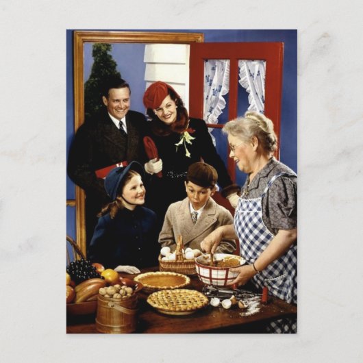 Cartes Pour Fêtes Annuelles Vintage : Noël - (Devant)